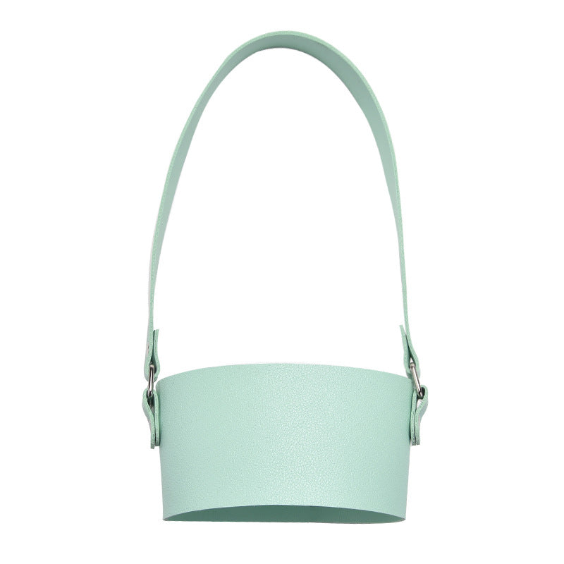 Wholesale Portable Cup Cover Thickened Accessories Portable Leather Anti-slip Cup Cover